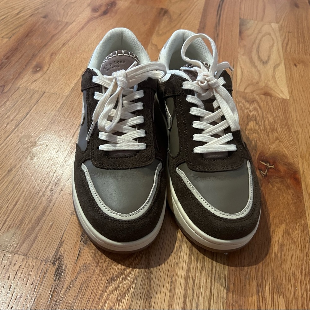 rag & bone Retro Women’s Tennis Sneakers - Never Worn, Size 10 - Picture 5 of 8